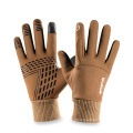 Gants de vélo tactile chauds hivernaux